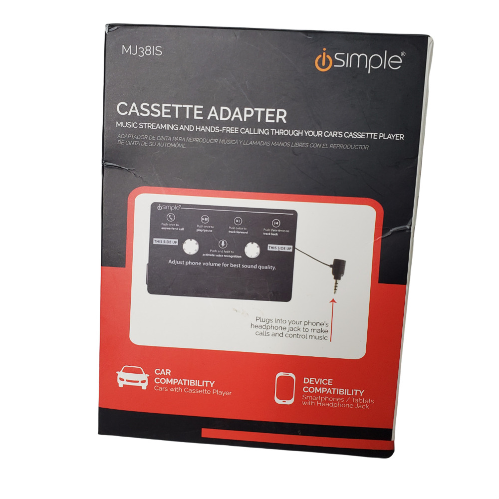 iSIMPLE CASSETE ADAPTER  MJ38IS NWT